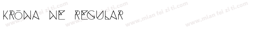 Krona0ne Regular字体转换